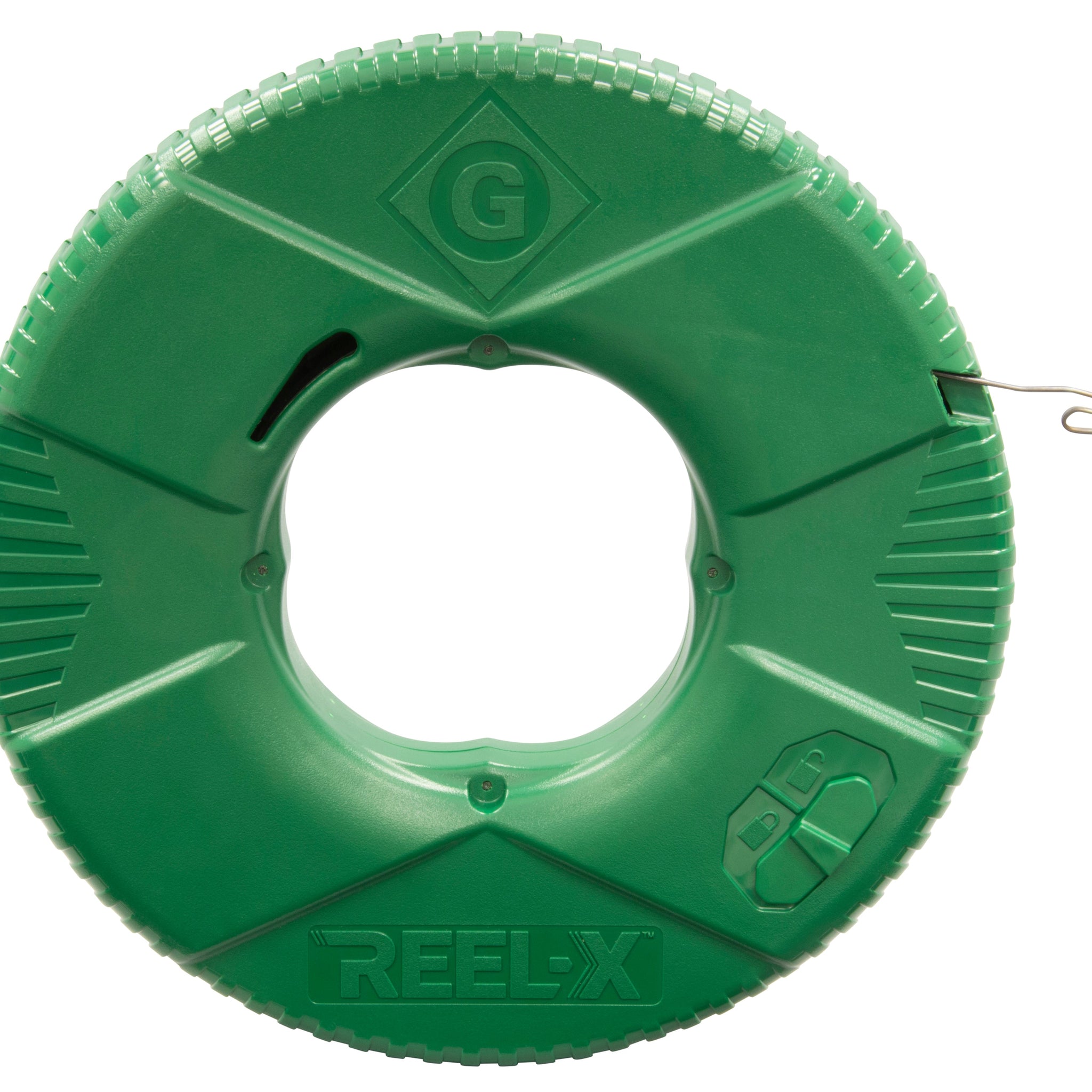 Greenlee 240' REEL-Xâ„¢ 1/8" Steel Fish Tape (Bulk Pack)