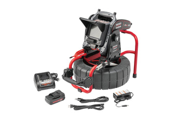 Ridgid 65103 SeeSnake Compact 2 System With CS6x Versa WiFi Camera Monitor System With Battery and Charger, 100 ft Reel