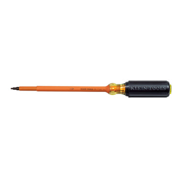 Klein Tools 661-7-INS Insulated Screwdriver, #1 Square with 7-Inch Shank