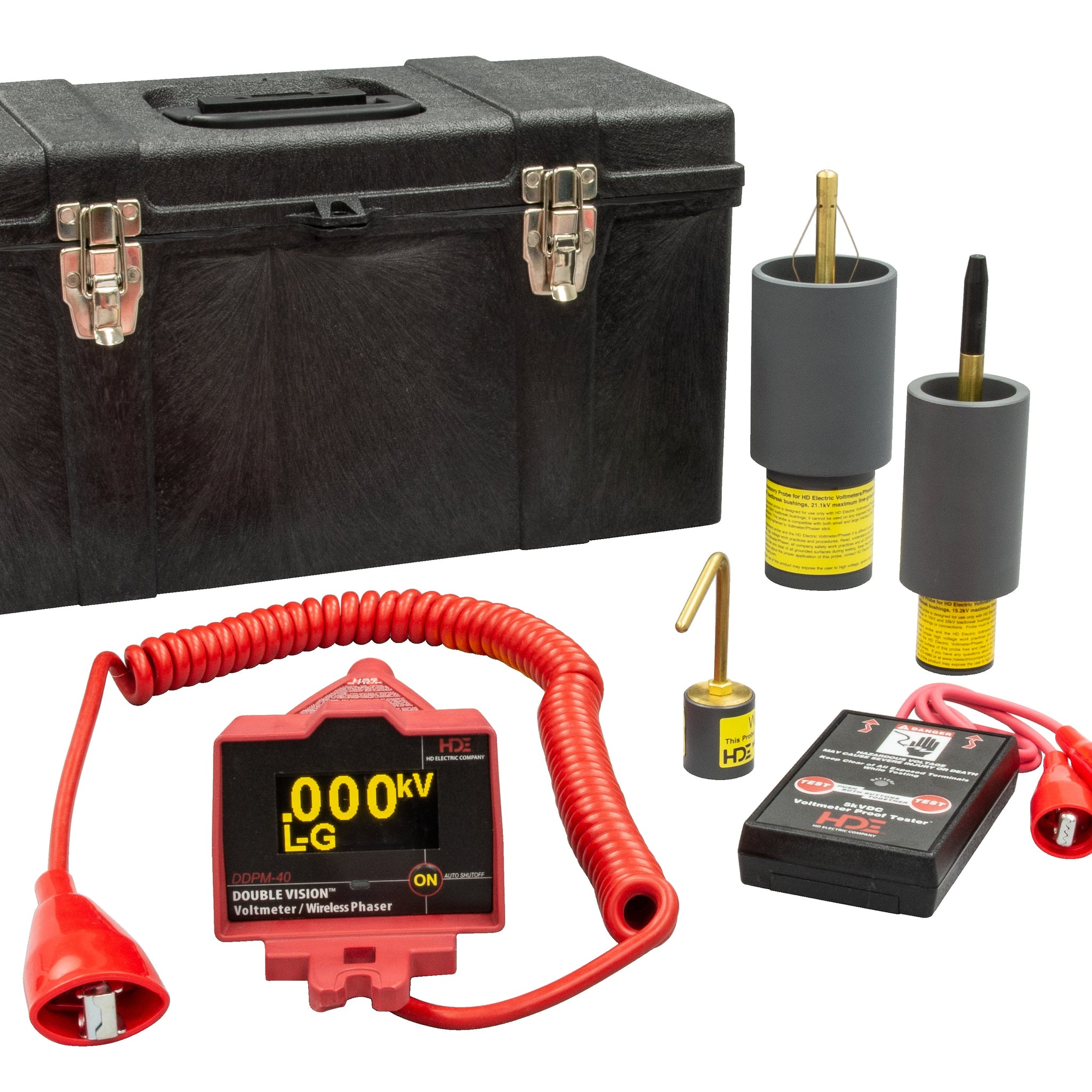 GREENLEE DDPM-40S/K03 Double VisionÂ® Dual Display Wireless Phasing Meter 5V-43kV, OH/UG Single Kit 2