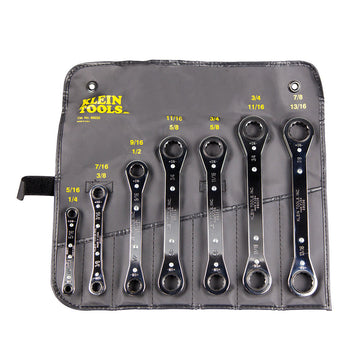 Klein Tools 68222 7 Piece Ratcheting Box Wrench Set