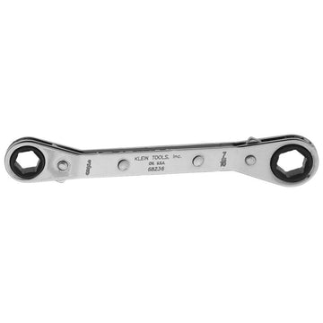 Klein Tools 68236 Reversible Ratcheting Box Wrench 3/8 x 7/16-Inch