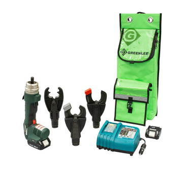 GRE-6 Multi-Tool with BG Crimper, ACSR & Cu/AL Cutting Heads, 12V Charger