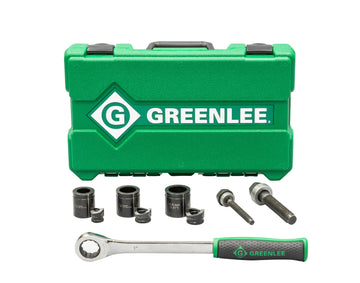 GREENLEE 7240SB Knockout Kit with Ratchet and SlugBusterÂ® 1/2