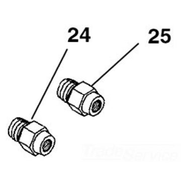 RIDGID 70432 ADAPTOR, OUTLET 3/8 X 3/8
