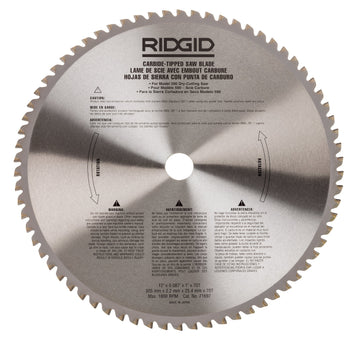 RIDGID 71697 BLADE, CARBIDE-TIPPED 12
