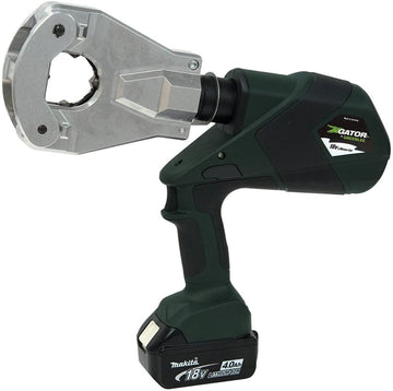 GREENLEE EK6FTLX120 6 Ton Crimper Quad Flip, Li-Ion, Standard, 120V AC