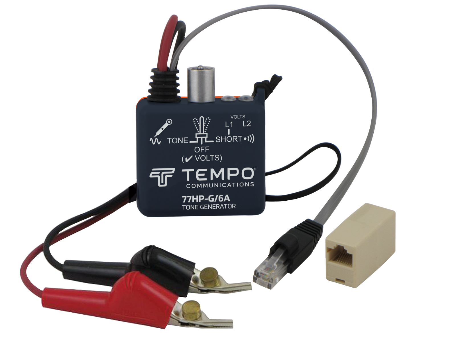 TEMPO  (old Greenlee) 77HP-G6A Tone Generator High Power with ABN Clips