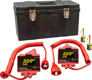 GREENLEE DDPM-40 Double VisionÂ® Dual Display Wireless Phasing Meter 5V-43kV, OH Kit, Base