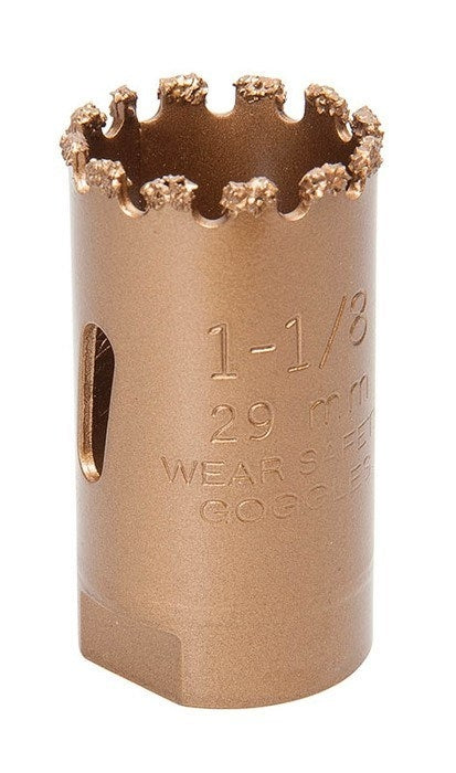 GREENLEE 725-1-1/8 1-1/8" Carbide Grit Hole Saw