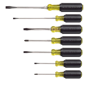 Klein Tools 85076 7 Piece Cushion-Grip Screwdriver Set