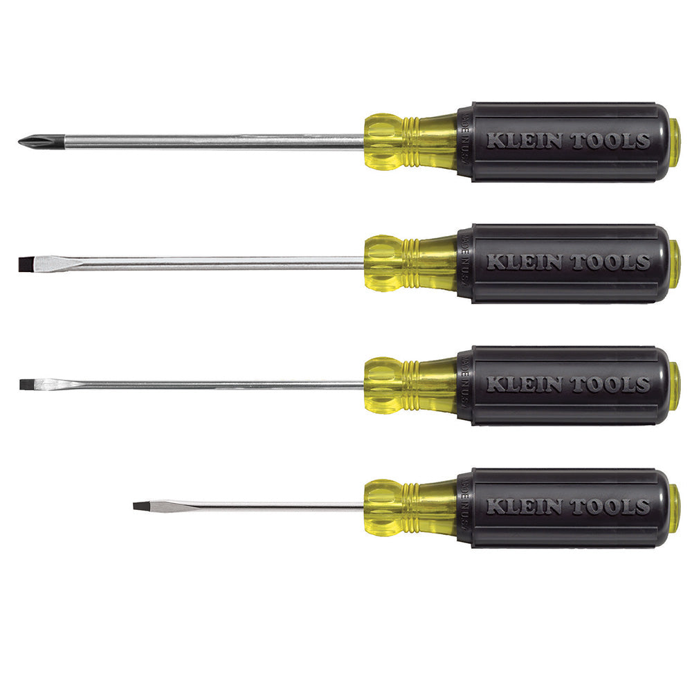 Klein Tools 85484 Mini Cushion-Grip Screwdriver Set 4 Piece
