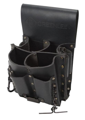 GREENLEE 0258-11 Heavy-Duty 8-Pocket Leather Pouch