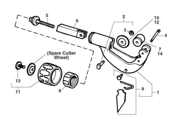 RIDGID 92737 SLIDE, 150L TUBING CUTTER