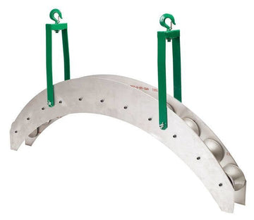 GREENLEE 4048 48" Conveyor Sheave with 10 Sheave Wheels