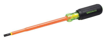 Screwdriver, Insulated, Cabinet Tip, 3/16" x 6"