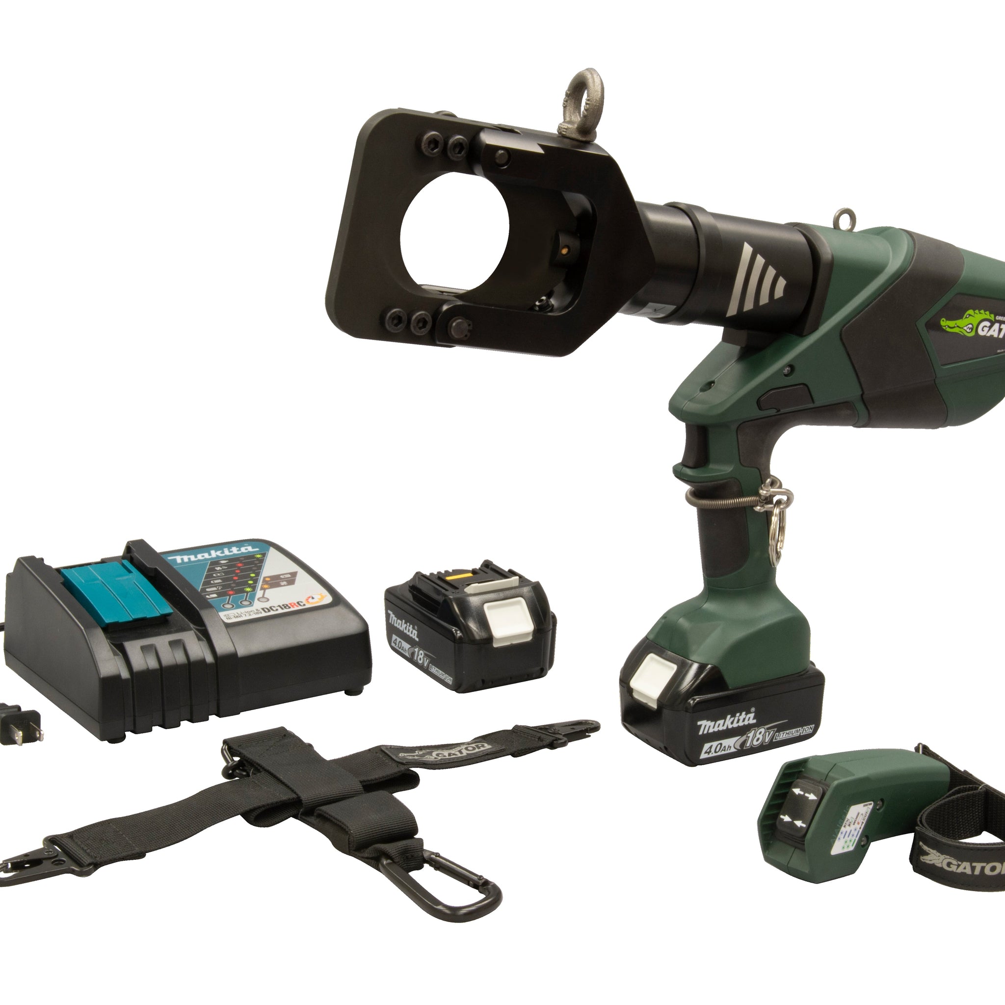 65mm GatorÂ® Guillotine Remote Cable Cutter, 120V Charger