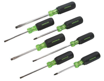 GREENLEE 0153-02C Screwdriver Set, 7 Piece