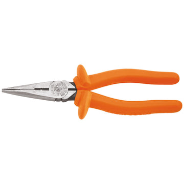 Klein Tools D203-8-INS Long Nose Pliers, Insulated, 8-Inch