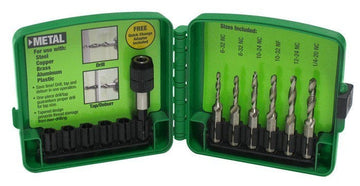 GREENLEE DTAPKITM Metric, M3-M10 6-Piece Drill/Tap Set