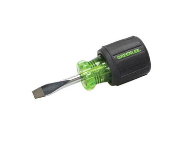 GREENLEE 0153-28C Round Shank 1/4" X 1-1/2" Flat Blade Screwdriver