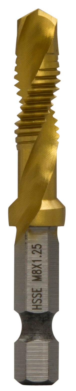 M8 x 1.25 Drill/Tap Bit for Stainless Steel