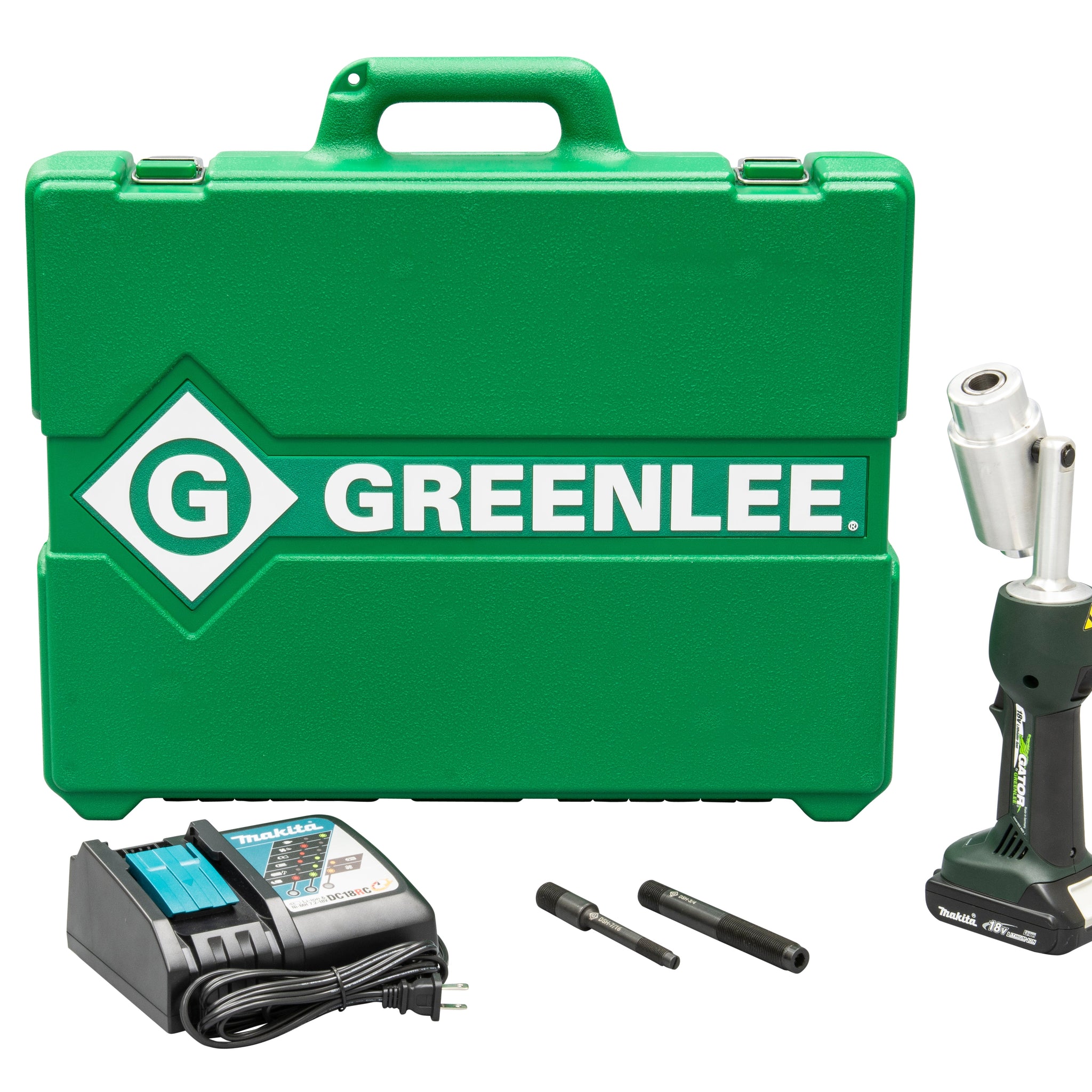 GREENLEE LS50L11A LS50L2 Driver, Draw Studs, Batteries, Changer and Case