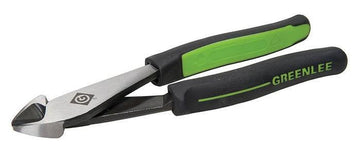 8" High-Leverage Diagonal Cutting Pliers (Molded Grip)