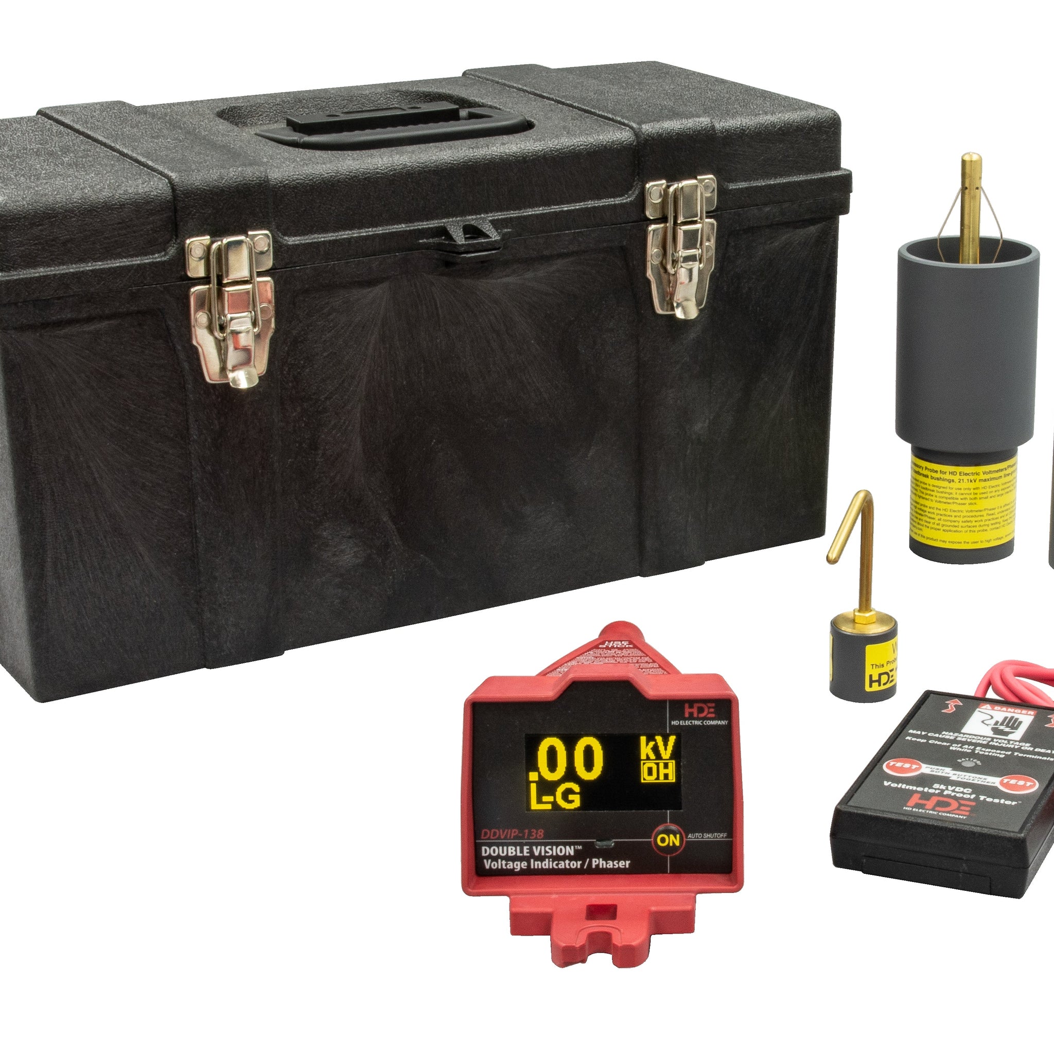 Double VisionÂ® Dual Display Wireless Voltage Indicating Phaser 100V-138kV, OH/UGSingle Kit 2
