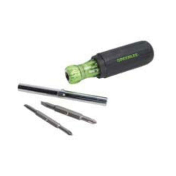 Greenlee 0153-42C Multi-Tool Screwdriver, 6 in 1