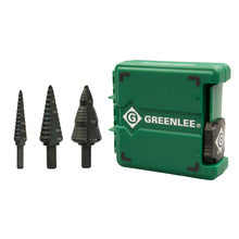 GREENLEE GSBSET3 Step Bit Set (#1, #4, #9) Metal Cutters