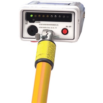 HDE ELECTRIC IT-4-220P Insulator Tester Includes Battery, (1) Standard Side Bent Probe, (1) Standard Straight Probe, 220VAC Charging Adapter and CS-IT4 Case