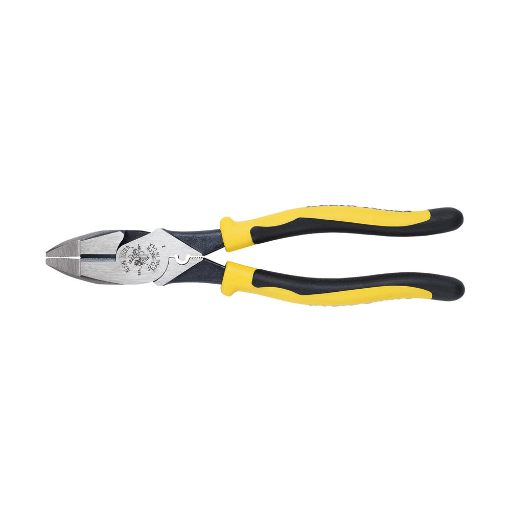 Klein Tools J213-9NECR Journeymanâ„¢  Pliers Connector Crimp Side Cut 9-Inch