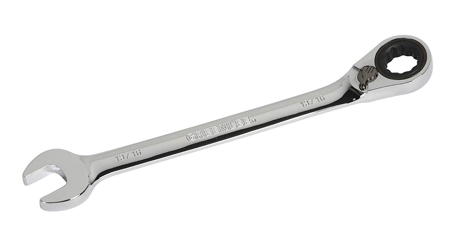 Greenlee 0354-60 Combo Ratchet Wrench, Metric 15MM, Overall Length 7-13/16-Inch