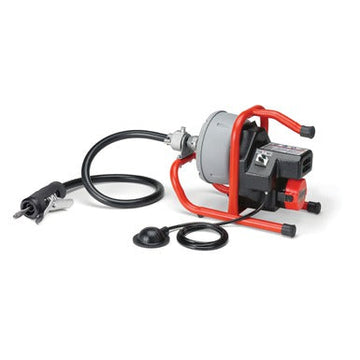 RIDGID 71722 K-40AF Sink Machine with 5/16 Inch Inner Core Cable and AUTOFEED Control, Sink Drain Cleaning Machine and Bulb Drain Auger