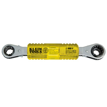 Klein Tools KT223X4-INS Lineman's Insulating 4-in-1 Box Wrench