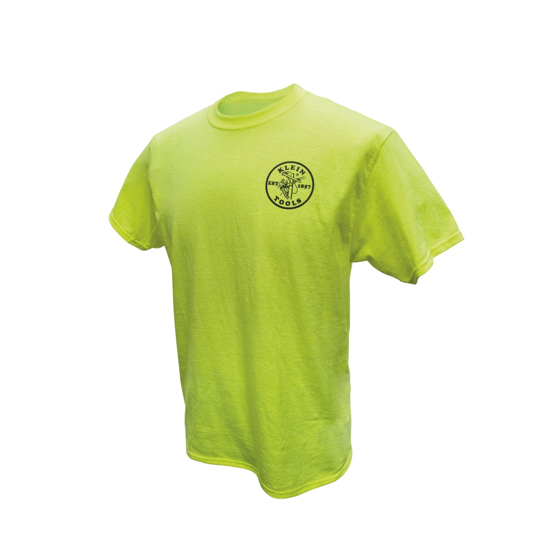 Klein Tools MBA00040-2 Green HiViz Safety T-Shirt, Large
