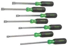 Greenlee 0253-01NH-6 7-Piece Nut Holding Driver Set