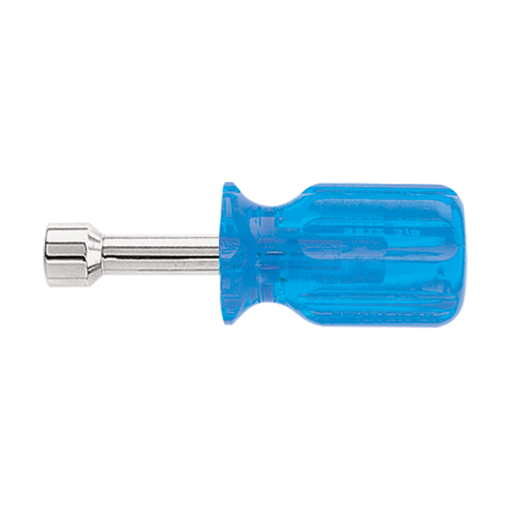 Klein Tools SS12 3/8-Inch Stubby Nut Driver 1-1/2-Inch Hollow Shaft