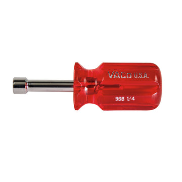 Klein Tools SS8 1/4-Inch Stubby Nut Driver 1-1/2-Inch Hollow Shaft