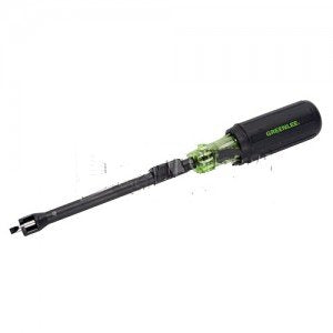 Greenlee 0453-14C 3/16" Cabinet Tip Screw-Holding Screwdriver - 6" Shank-2PK