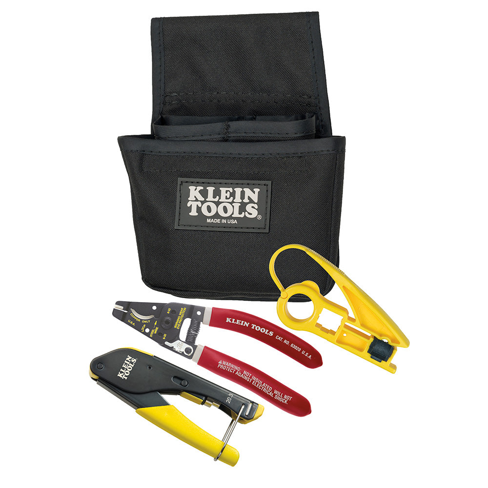 Klein Tools VDV012-811 Coax Installer Starter Kit, F-Connectors