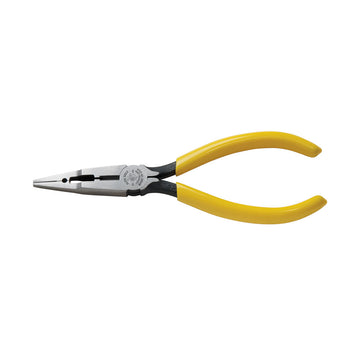 Klein Tools VDV026-049 Connector Crimping Long-Nose Pliers